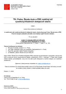 251106 - Pozvánka - TK - Dobíjecí stanice