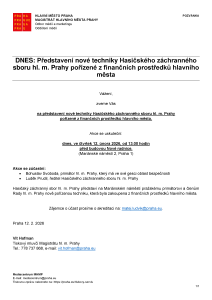 260212 - Pozvánka - DNES -Představení nové techniky HZS