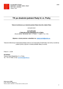 260309 - Avízo - TK po jednání RHMP