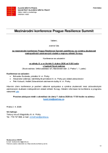 260402 - Pozvánka - Prague Resilience Summit