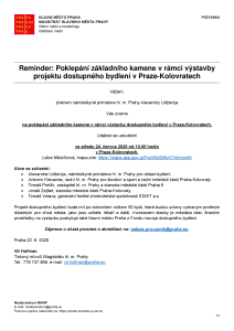 260622 - Pozvánka - Reminder -Bytová výstavba - Kolovraty