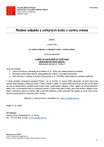 260813 - Pozvánka - Odpadová analýza na Mariánském náměstí