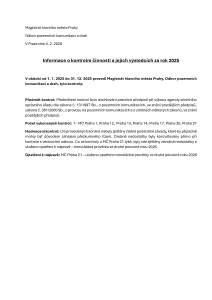 Přehled kontrol za odbor PKD rok 2025