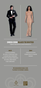 Dress code: Black Tie invited