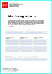 Monitoring zápachu v hl. m. Praze 2021 - formulář, ilustr. obr.