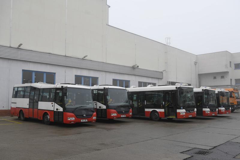 Autobusy pro ukrajinaká města Mykolajiv a Buča