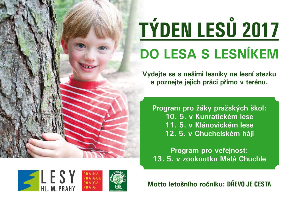 2419857_informační plakát k akci Do lesa s lesníkem pořádané v rámci oslav Týdne lesů v ČR 2017