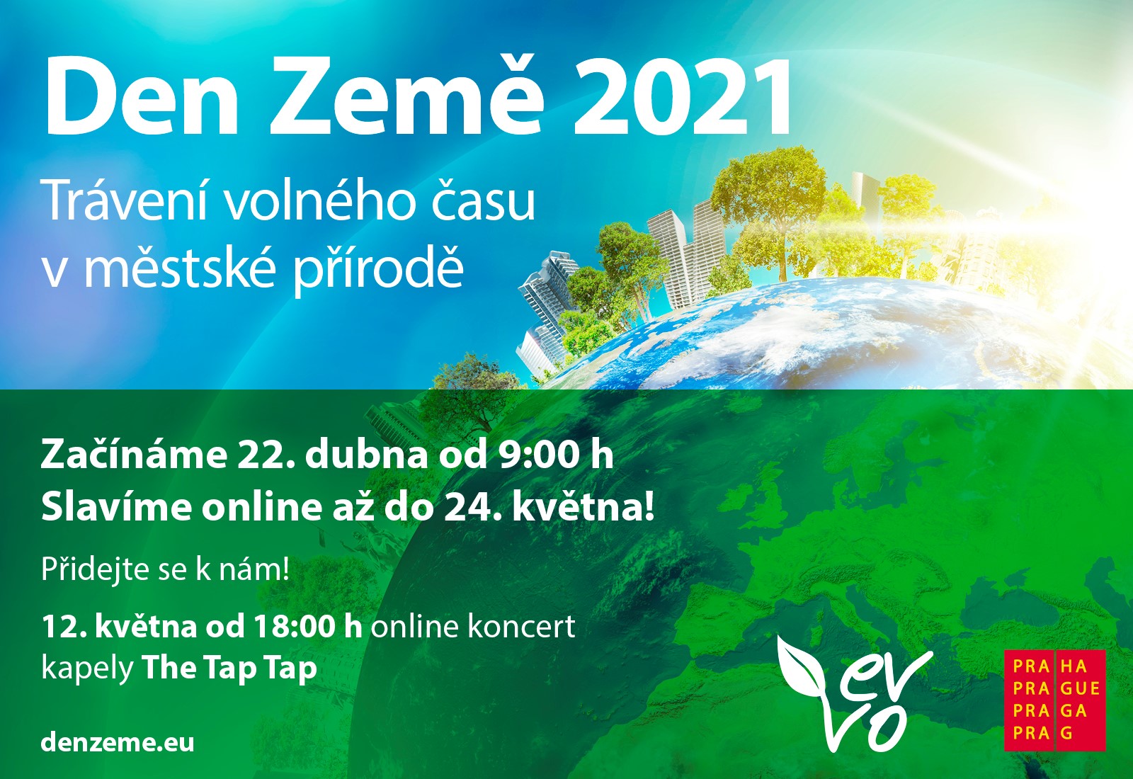 Oslavy Dne Země v hl. m. Praze 2021 - online!