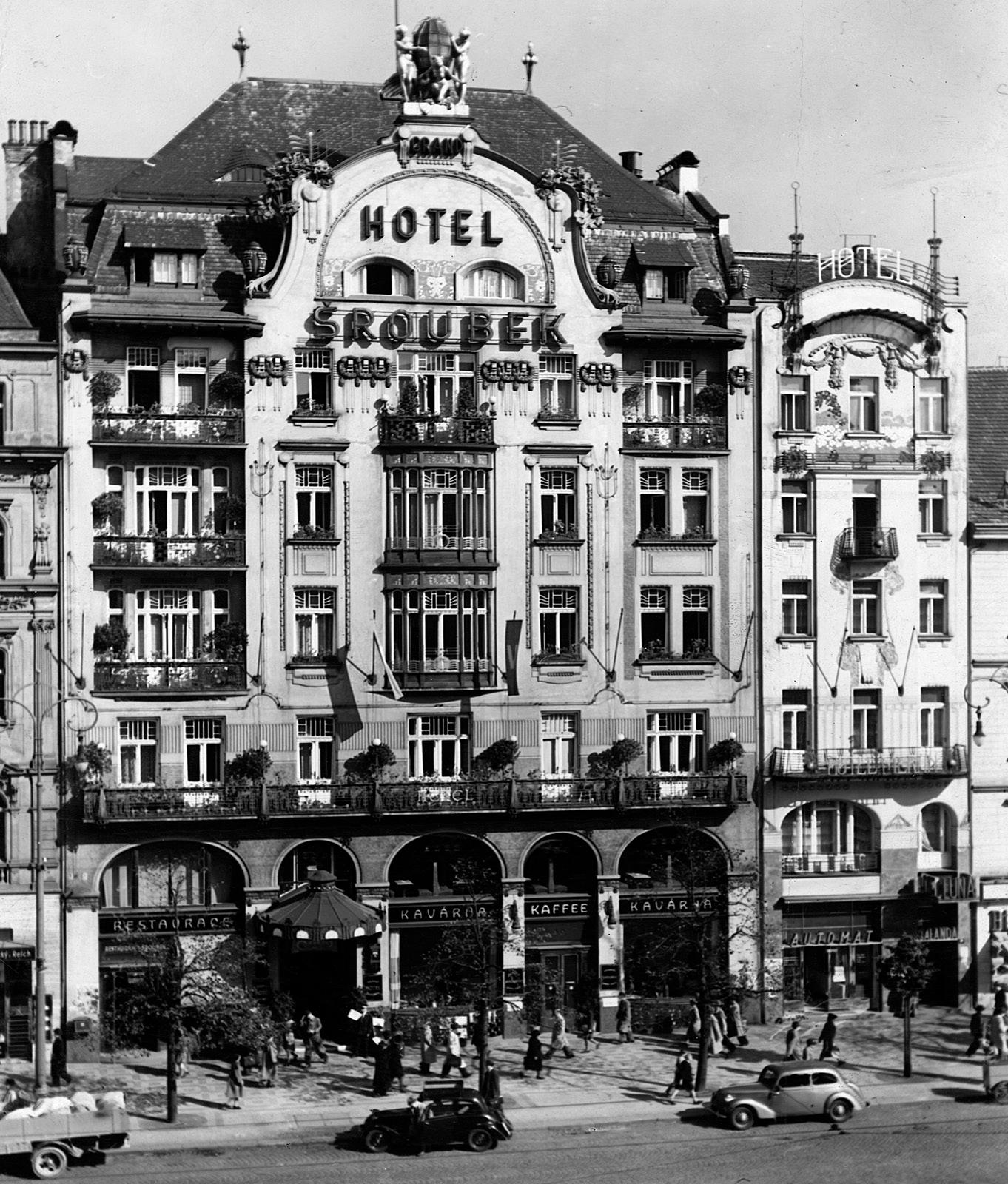 Hotel Šroubek v době největší slávy