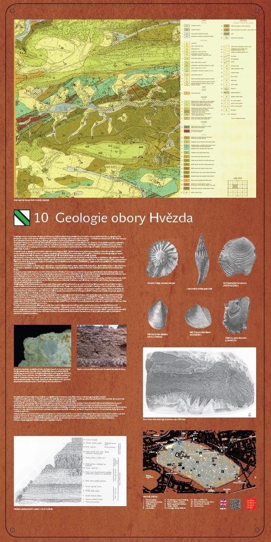 Information board No.10 - The Geology of Hvězda Game-Preserve