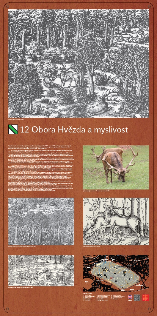 Information board No.12 - Hvězda Game-Preserve and Hunting