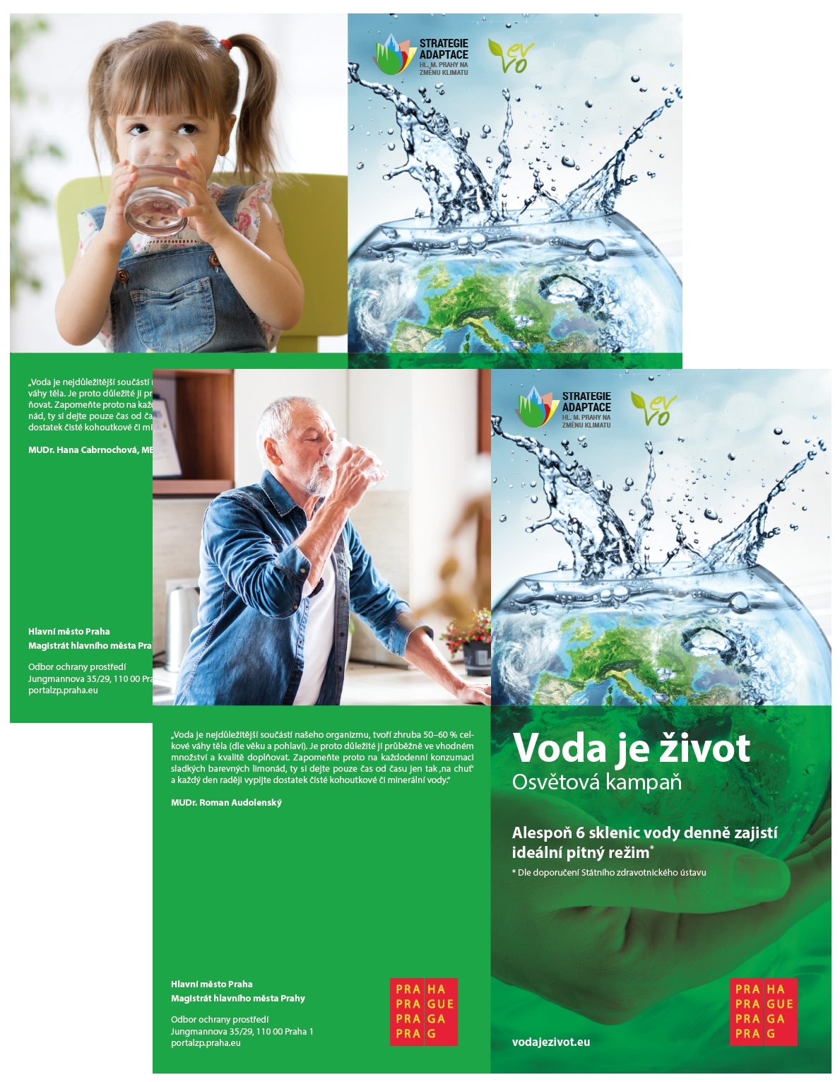 infomační leták Voda je život, vydání 2020