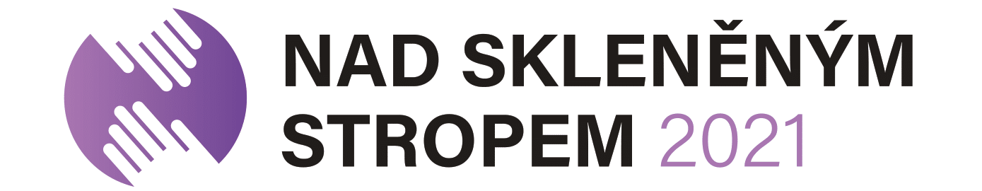 Logo konference „Nad skleněným stropem“