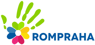 Logo Spolku RomPraha, z. s.