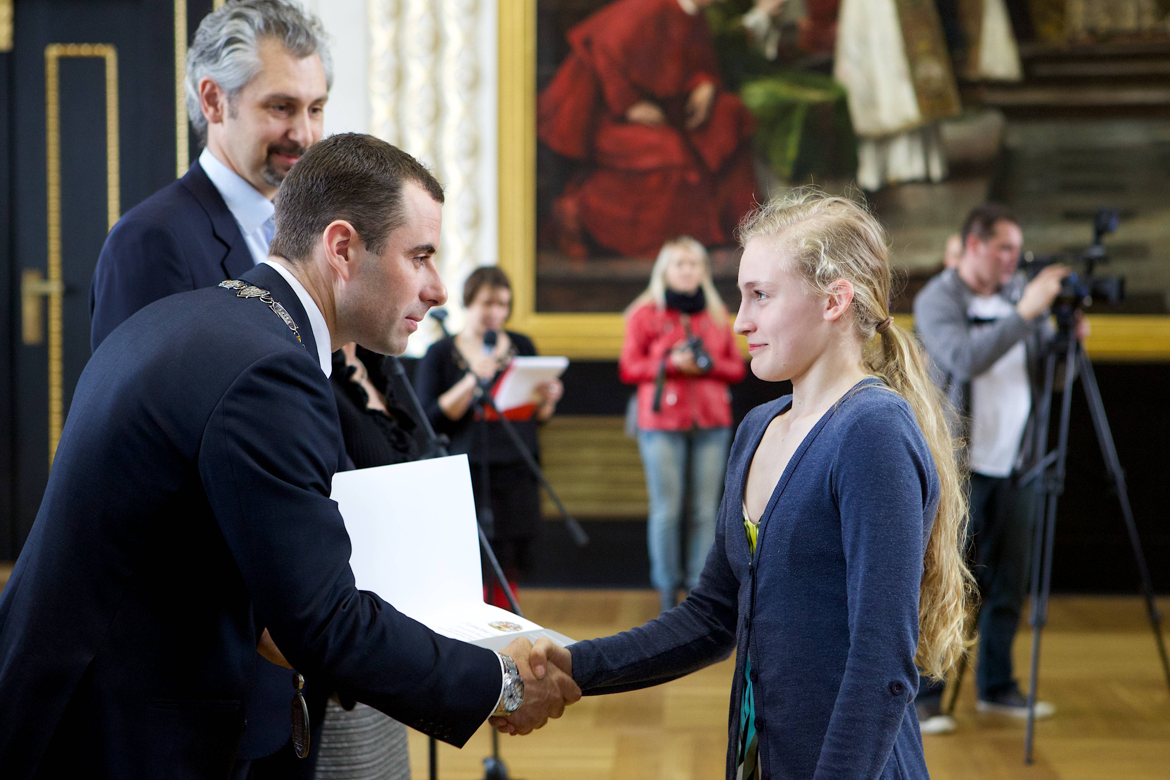 Setkání s pražskými medailisty z VI. zimní Olympiády dětí a mládeže ČR 2014 v Kraji Vysočina