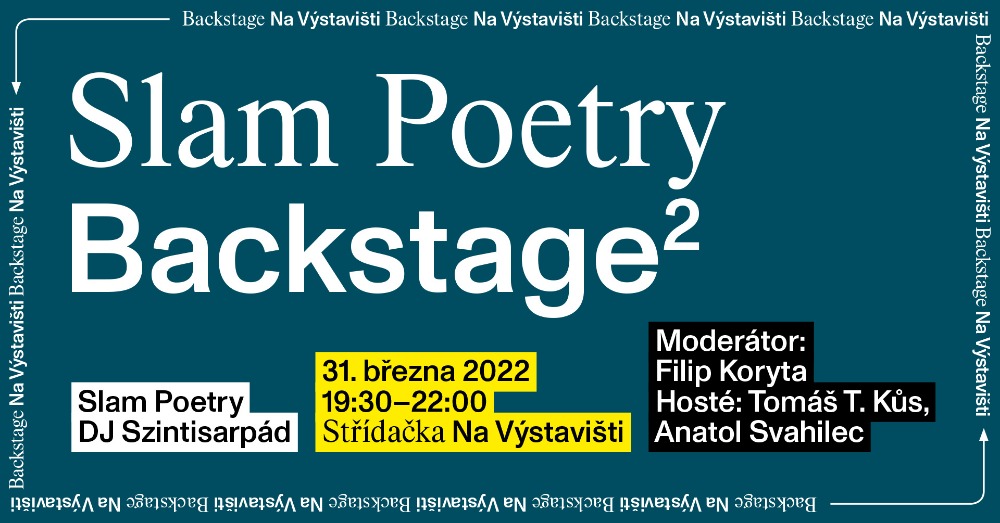 Plakát Backstage: Slam poetry