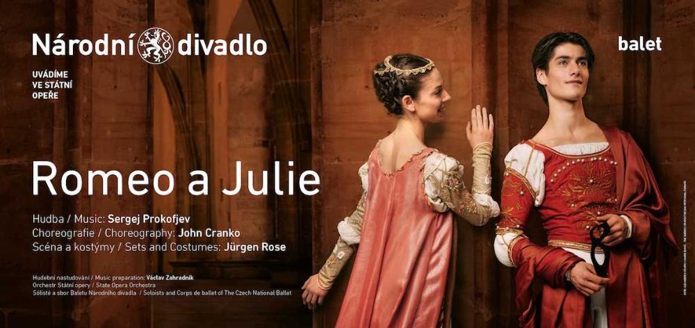 Plakát baletu Romeo a Julie