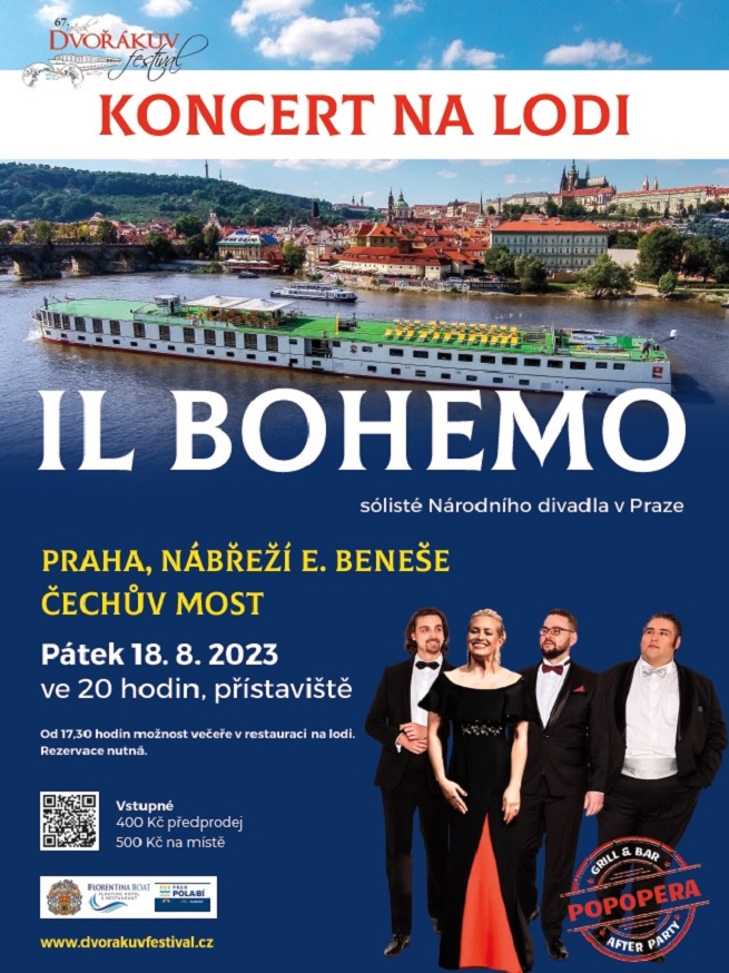 Plakát koncertu Il Bohema