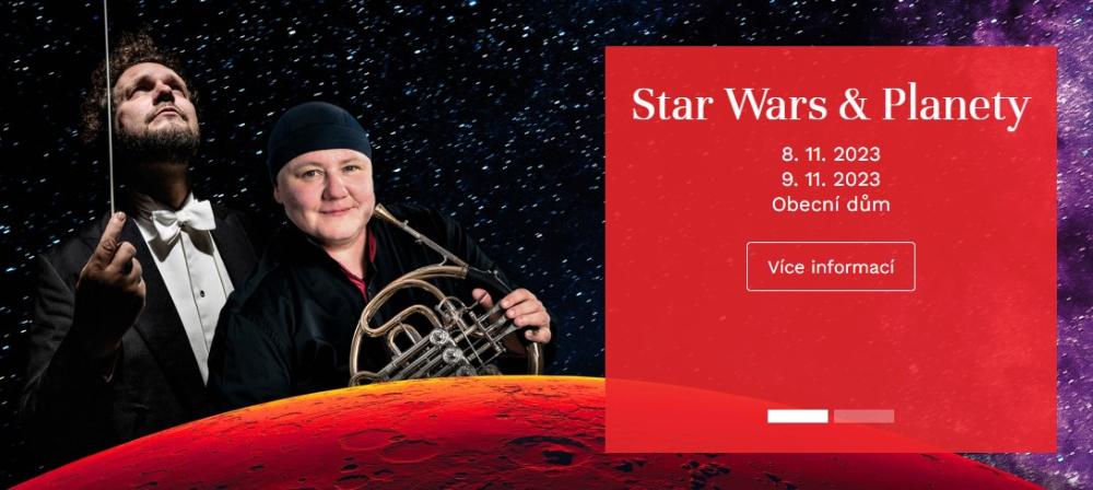 Pozvánka na koncert STAR WARS & PLANETY