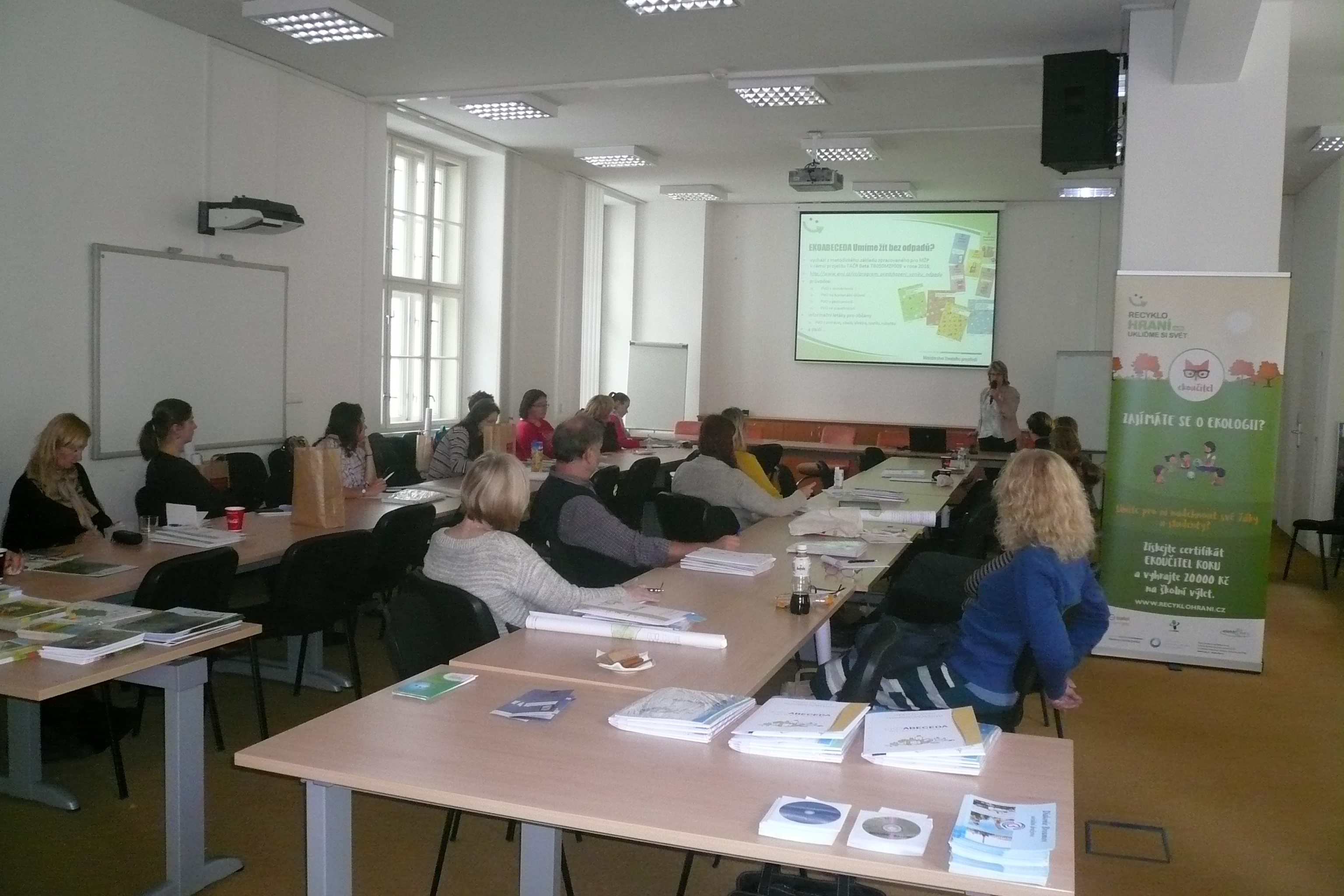 odborný seminář pro pedagogy ZŠ na téma „Odpady a EVVO v hl. m. Praze, 2017