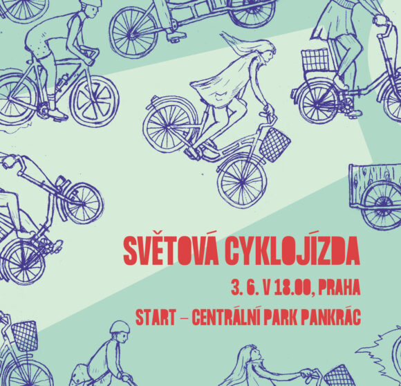 Světová cyklojízda - plakát