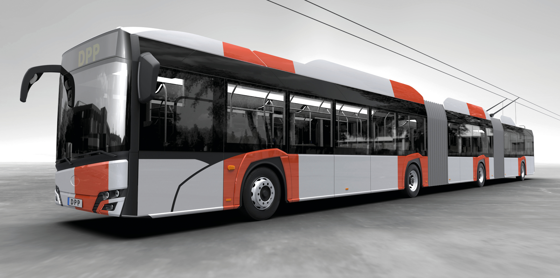 Vizualizace trolejbusů Škoda-Solaris 24m
