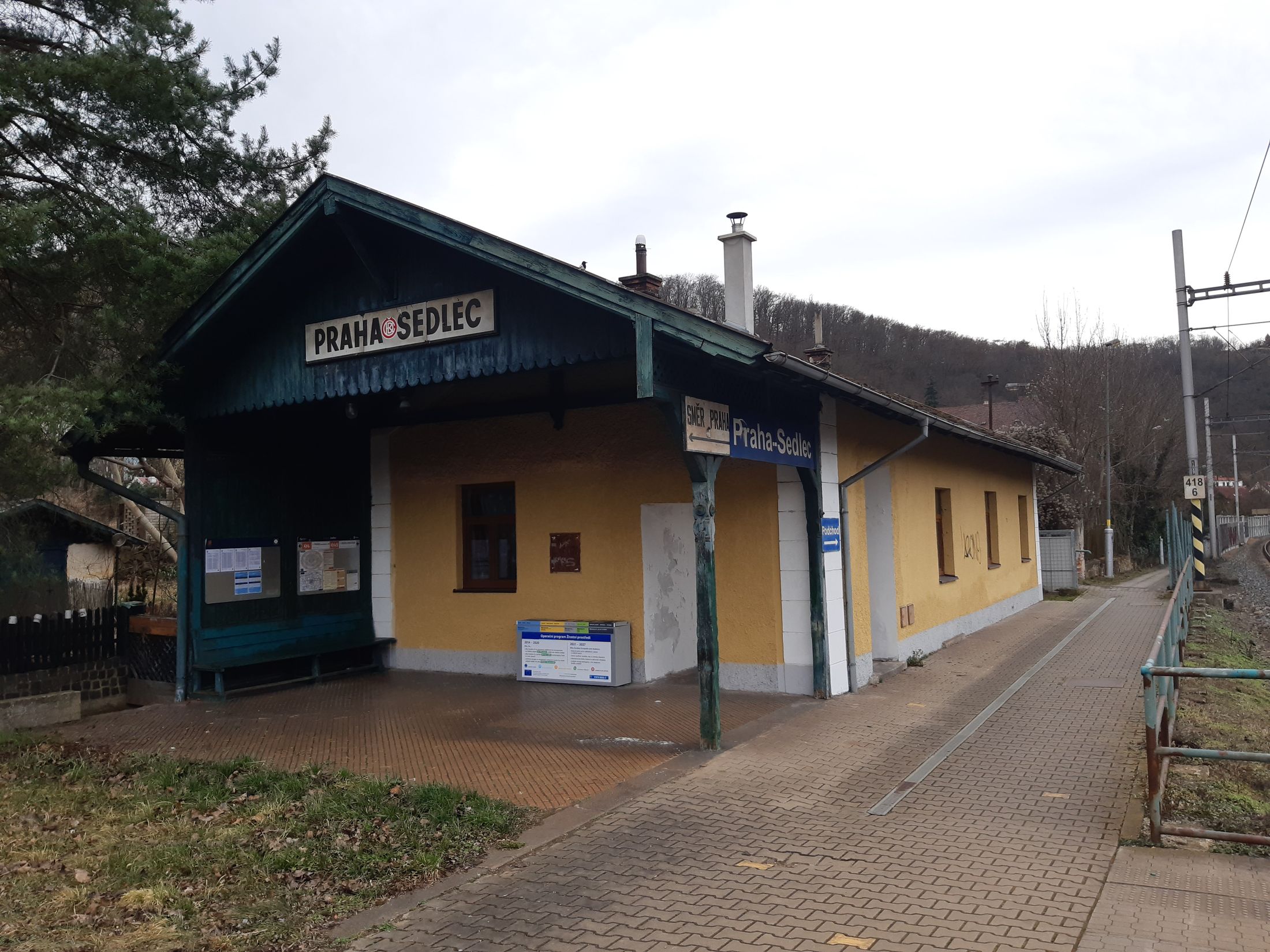 Železniční zastávka Praha-Sedlec