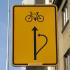 cyklopruhy ve Vršovické ulici - Nepřímé levé odbočení pro cyklisty