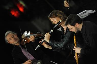 Francois Fernandez hraje na violu d´amore na koncertě souboru Collegium Marianum (2009) 
