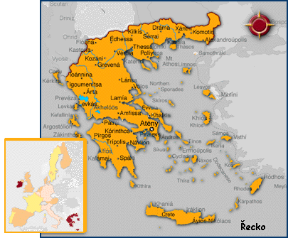 Mapa, Řecko