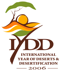 logo mezinárodního roku boje pro suchu a rozšiřování pouští