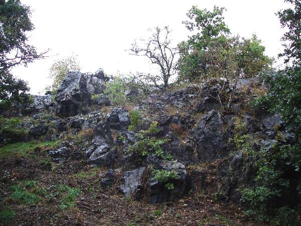 Velká skála - Buližníkové skalní výchozy