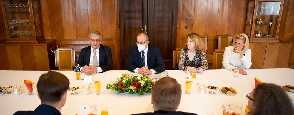 Návštěva ředitele Regionální kanceláře WHO pro Evropu Hanse Kluge