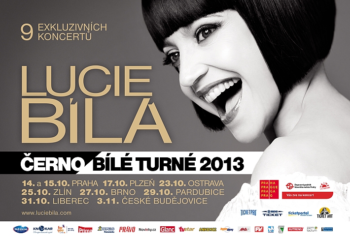 LUCIE BÍLÁ – Černobílé turné 2013