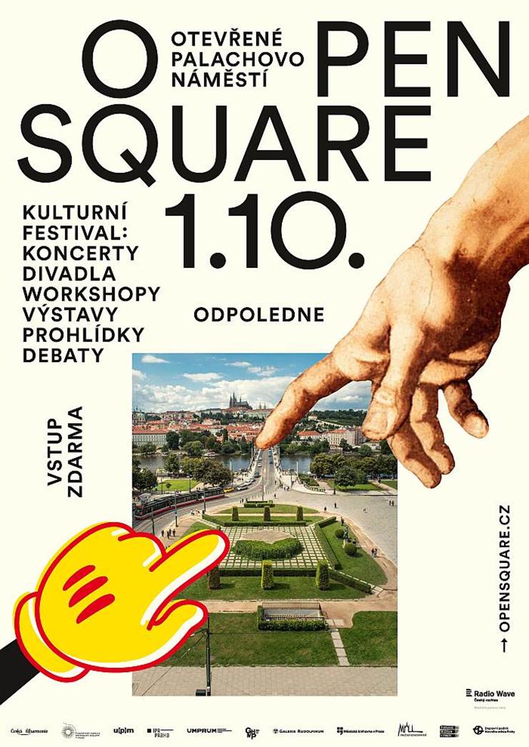 V sobotu 1. října ožije náměstí Jana Palacha festivalem Open Square
