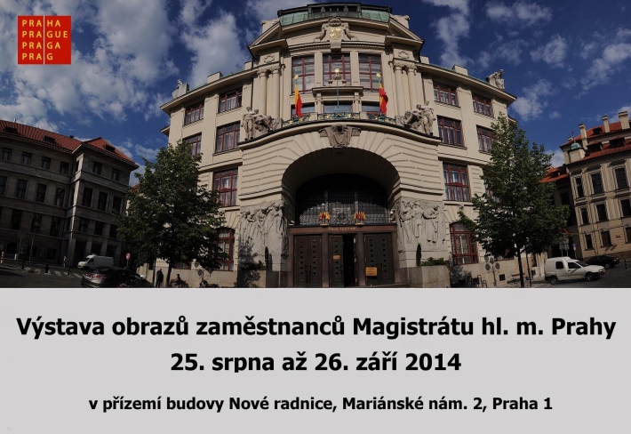 Výstava obrazů zaměstanců Magistrátu hl. m. Prahy.