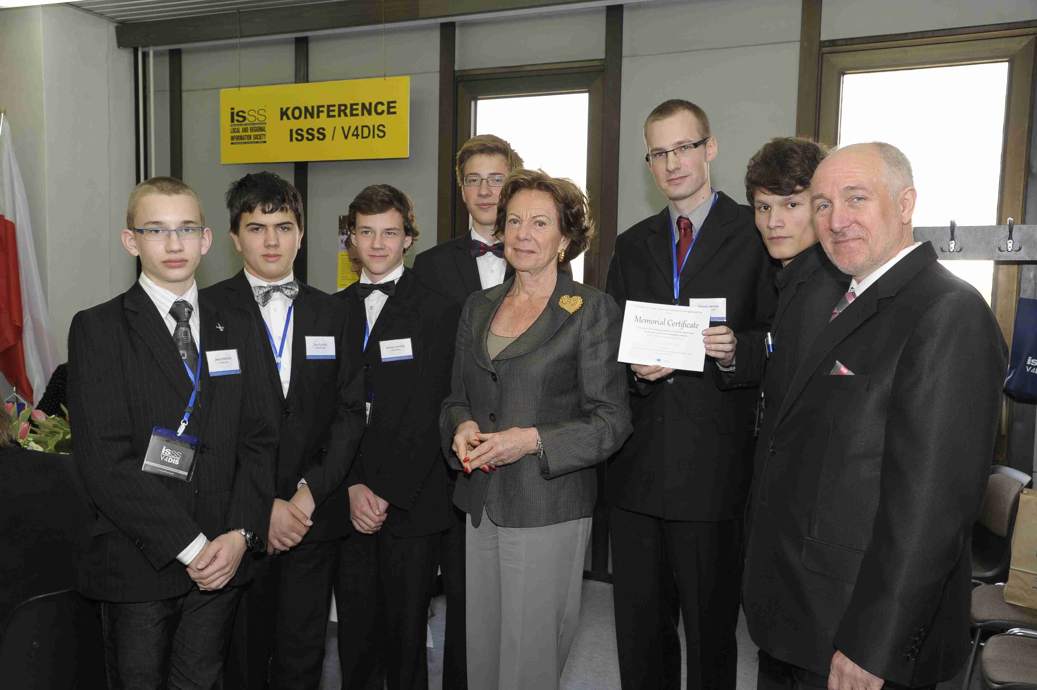 Místopředsedkyně Evropské komise a komisařka pro digitální agendu EU paní Neelie Kroes.Zdroj: Sdružení Český zavináč