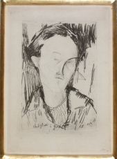  Portrét, 1915 - kresba na papíře, 38,4 x 27,2 cm