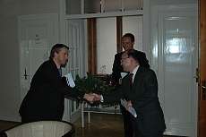 Primátor hl. m. Prahy Pavel Bém přivítal Jeho Excelenci pana Seong-yong CHOa, velvyslance Korejské republiky