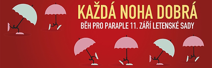 14. ročník benefiční akce ve prospěch Centra Paraple v netradičním termínu ve středu 11. září od 15.00 v pražských Letenských sadech.