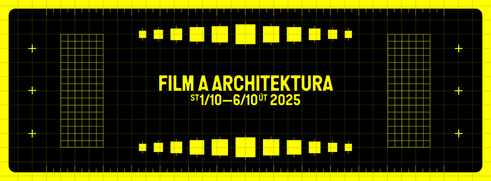 Vizuál festivalu Film a architektura 2025