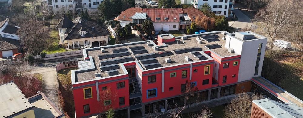 Fotovoltaika na Domě pro seniory Malešice