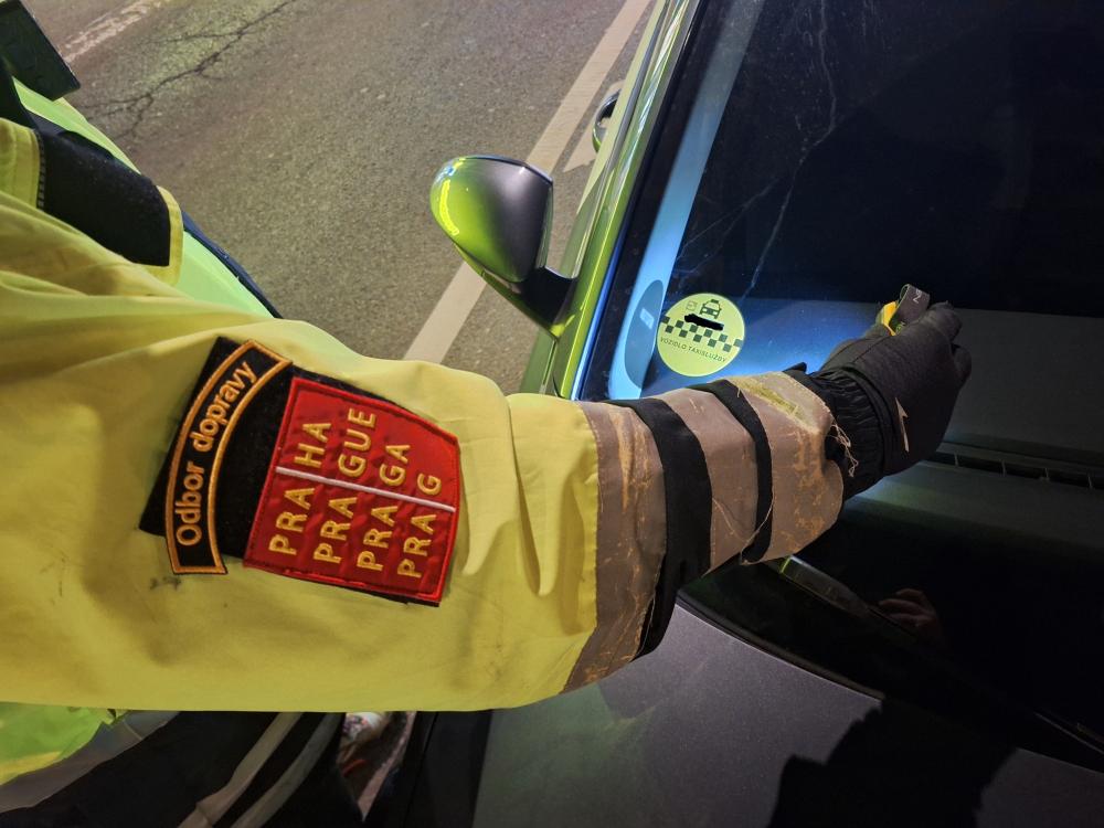 Ilustrační foto - kontrola taxi
