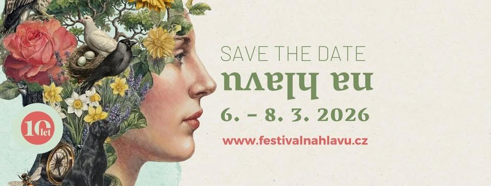 Vizuál festivalu Na hlavu 2026