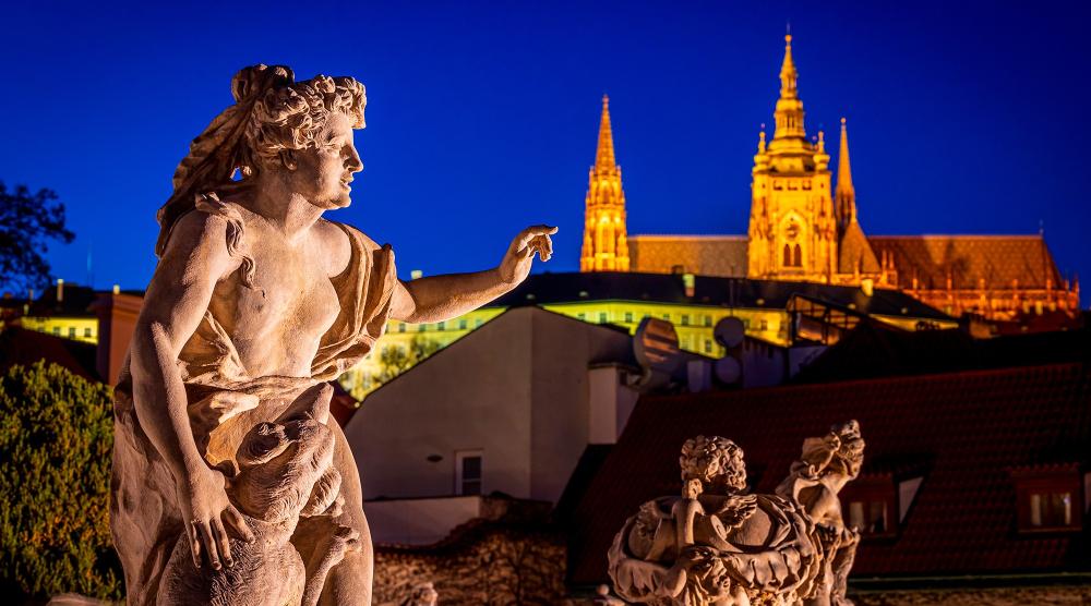 Slavnostní nasvícení zahrady