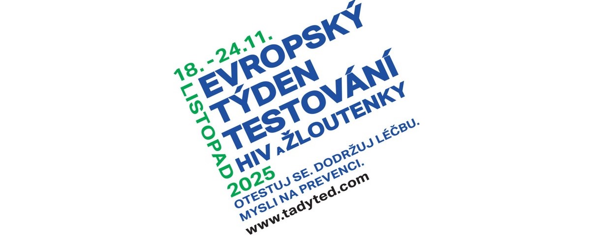 Vizuál Evropského týdne testování HIV a žloutenky