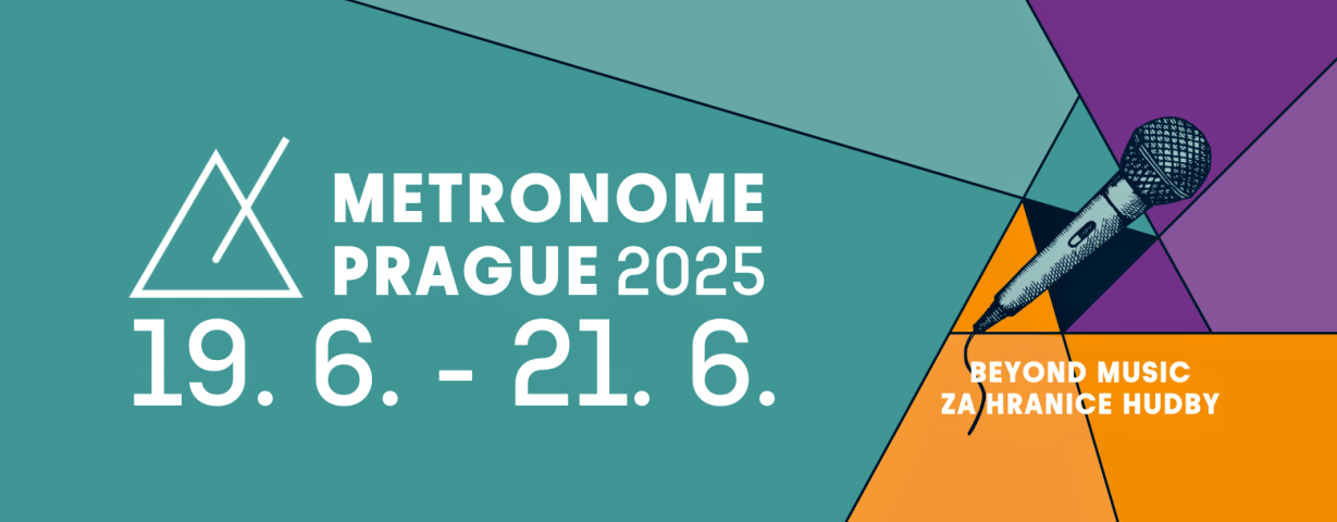Vizuál letošního ročníku hudebního festivalu Metronome Prague 2025