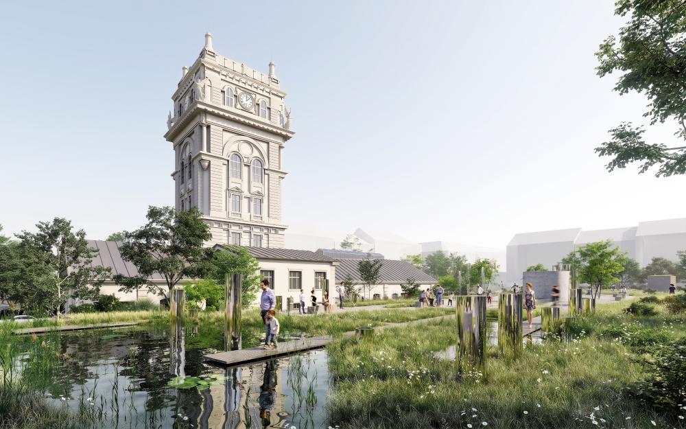 Vizualizace osvětového centra Hydropolis
