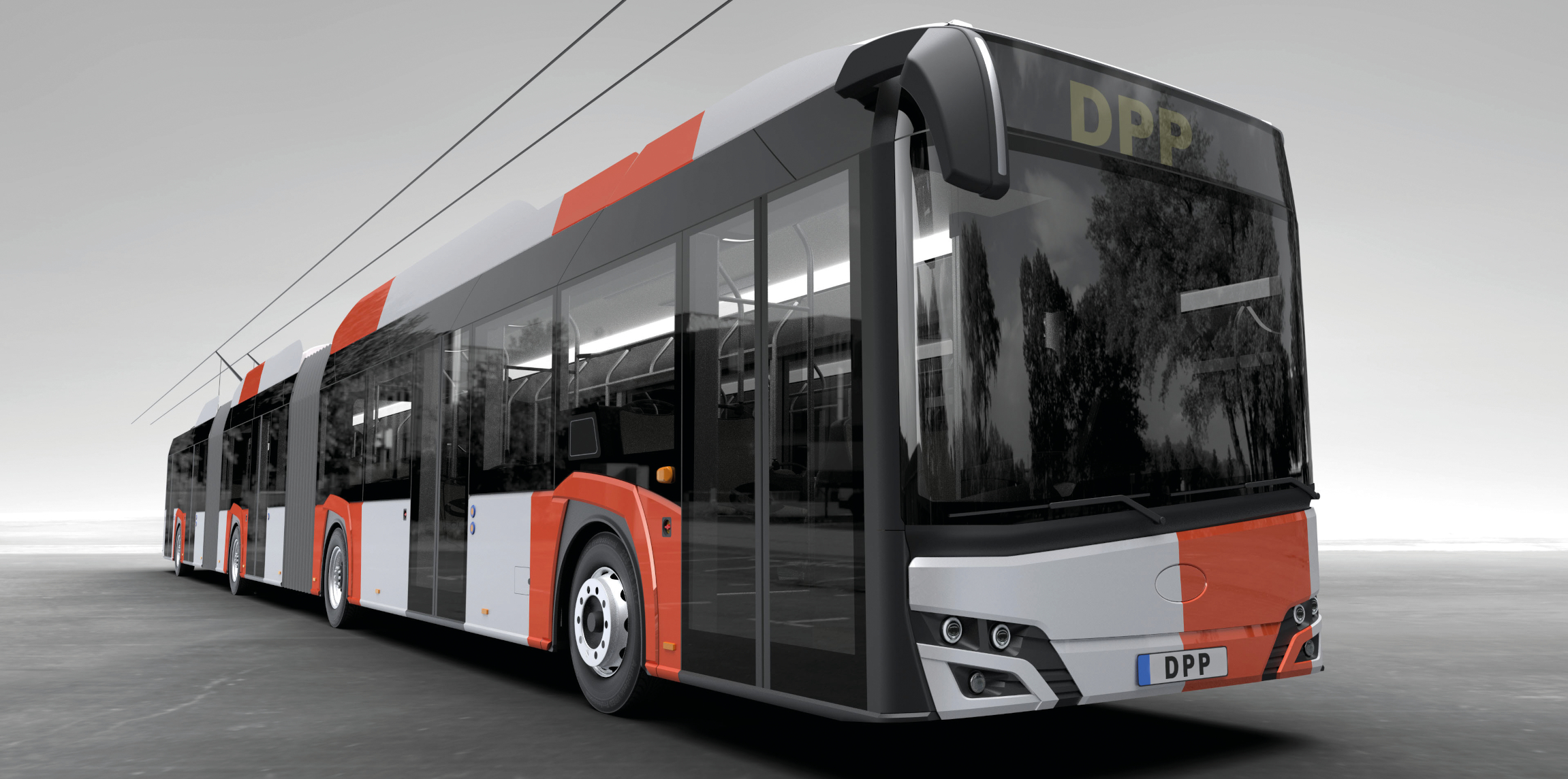 Vizualizace trolejbusů Škoda-Solaris 24m