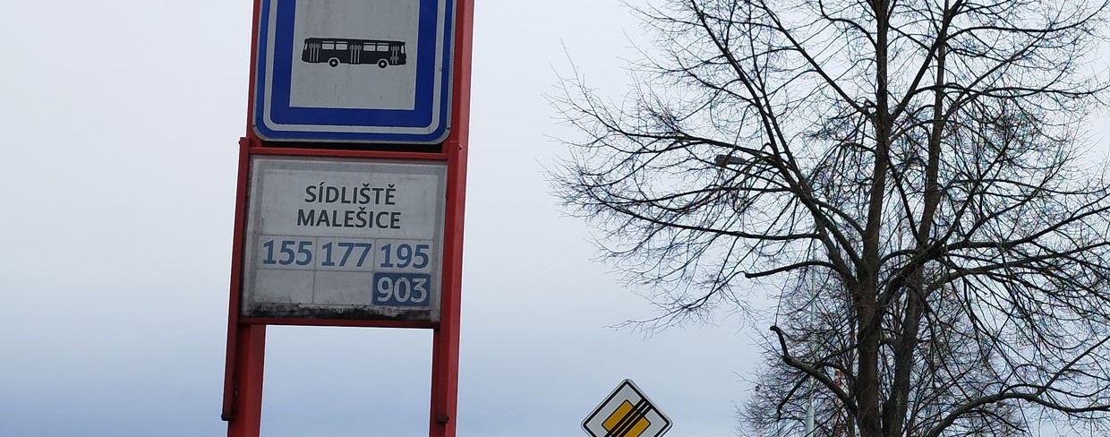 Ilustrační foto - zastávka Sídliště Malešice